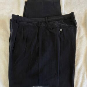 Tommy Bahama Silk blend Classic Black Men's Dress Pants